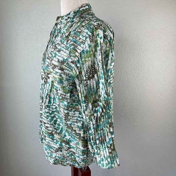 Multiples Full Zip Jacket Top Size M EUC - Picture 4 of 9